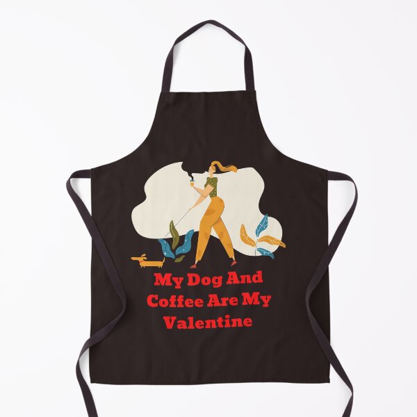 Item preview,  my dog and coffee are my valentine  designed and sold by ghadirjo.