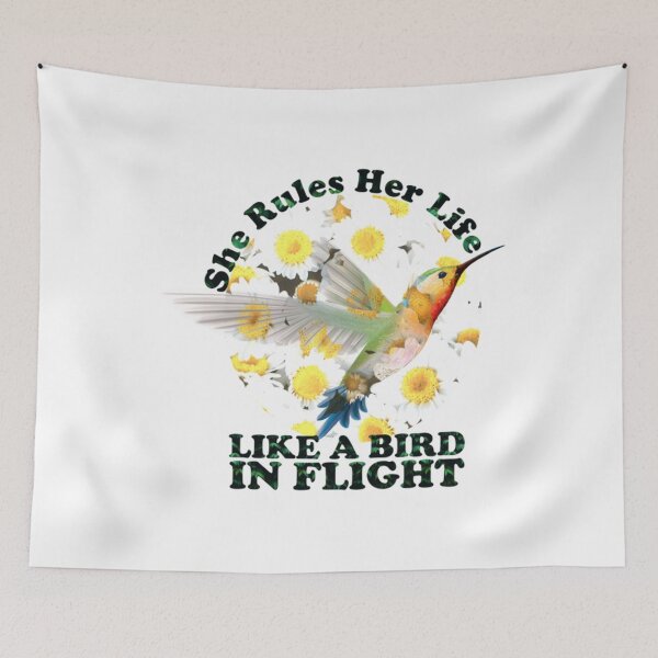 Item preview, She Rules Her Life Like A Bird In Flight   designed and sold by rentcreature.