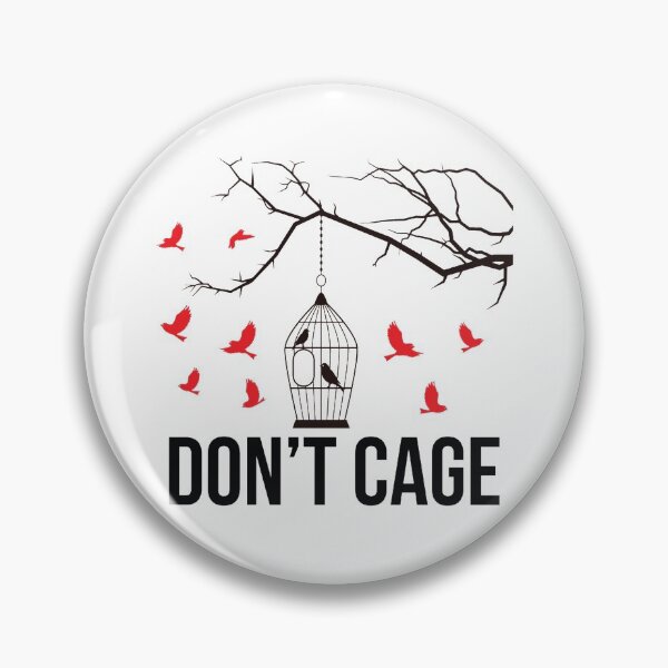 Item preview, that can be locked in by a cage without a door. Nice gift for bird fans.   designed and sold by rentcreature.