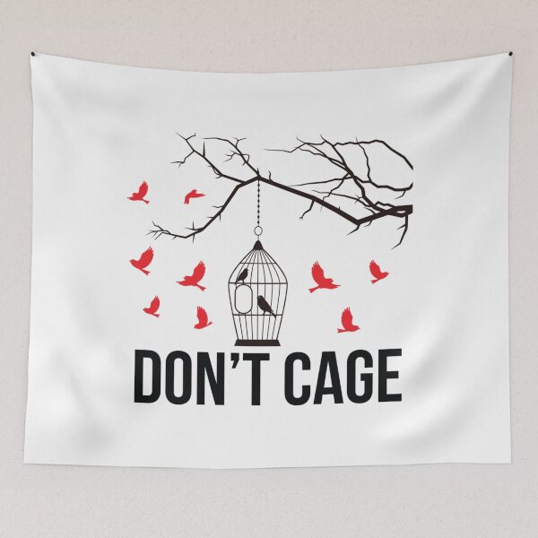 Item preview, that can be locked in by a cage without a door. Nice gift for bird fans.   designed and sold by rentcreature.