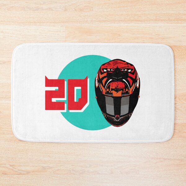 Item preview, Fabio Motogp Helmet Red French Driver designed and sold by FrenchsTuck.