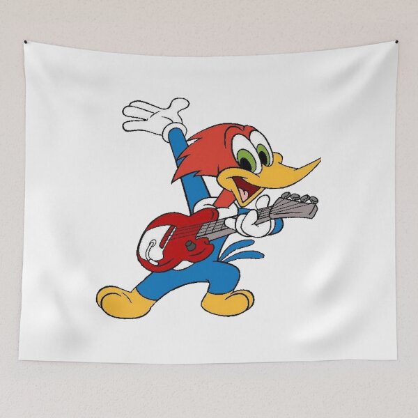 Item preview, woodpecker with guitar   designed and sold by rentcreature.