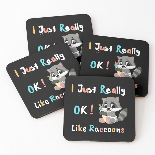 Item preview, I Just Really Like Raccoons   designed and sold by vincent-engberg.
