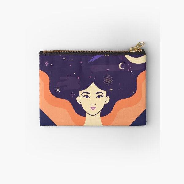 Item preview, Woman of planets, world,sky, the galaxy, moon, Gemini, Taurus, Sagittarius  designed and sold by RashidaHanaart.