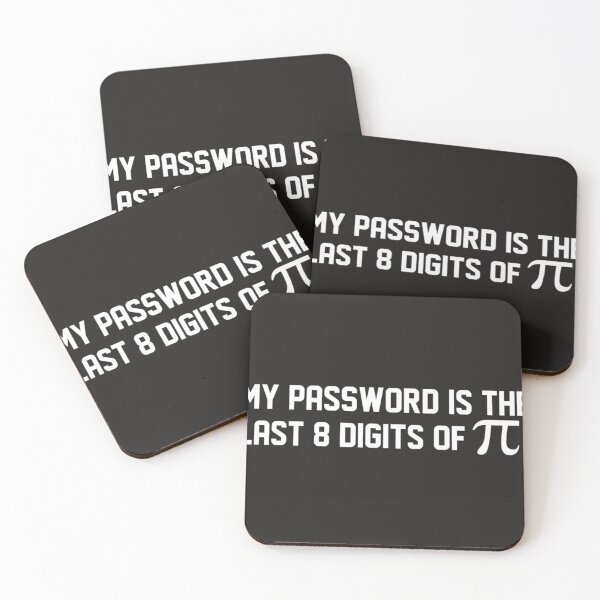 Item preview, My Password Is The Last 8 Digits of Pi Pi Day Art Math Essential designed and sold by Nmmeag.