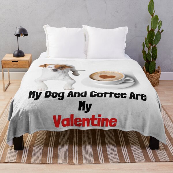 Item preview,   my dog and coffee are my valentine  designed and sold by ghadirjo.