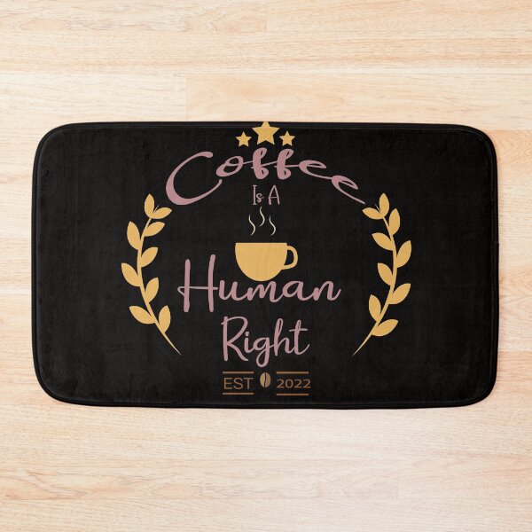Item preview, Coffee Is A Human Right Graphic T-Shirts, funny coffee  for valentine day 2022 designed and sold by MORADRIF.