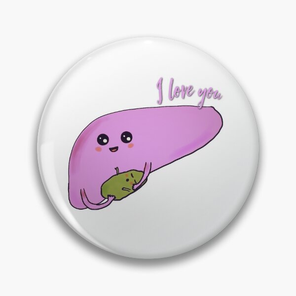 Item preview, Cute liver and gallbladder  designed and sold by Tamm-art.