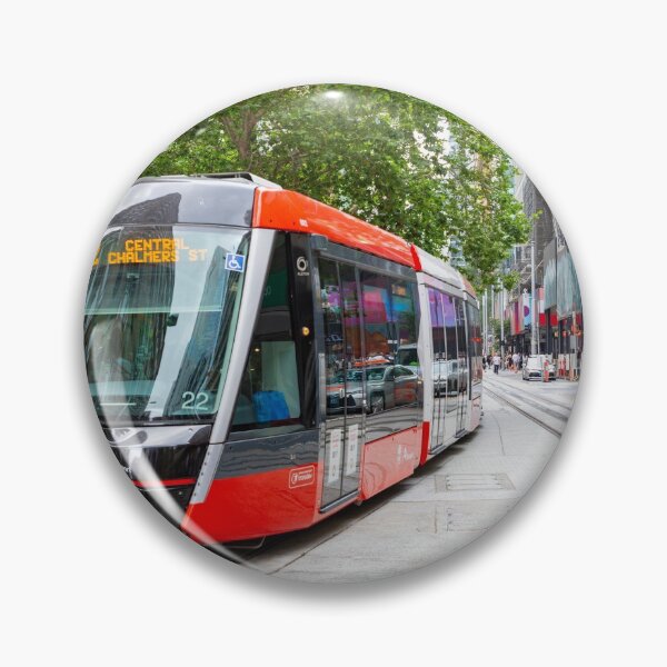 Item preview, Sydney CBD Light Rail train George street designed and sold by Martin Berry Photography.