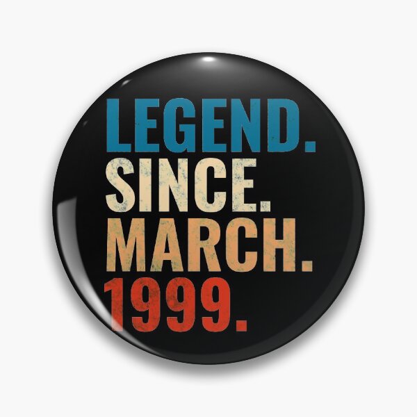 Item preview, Legend Since March 1999 Retro Vintage designed and sold by Teelogic.
