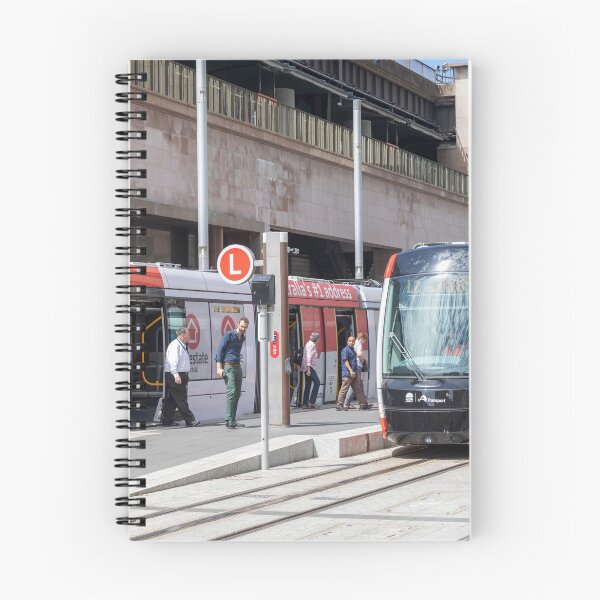 Item preview, Sydney CBD light rail trains at Circular Quay designed and sold by Martin Berry Photography.