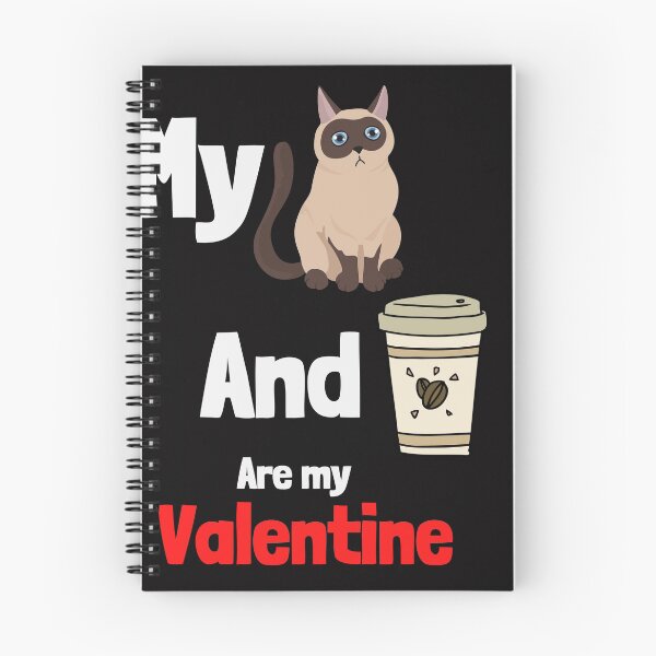 Item preview, my cat and coffee are my valentine  designed and sold by ghadirjo.