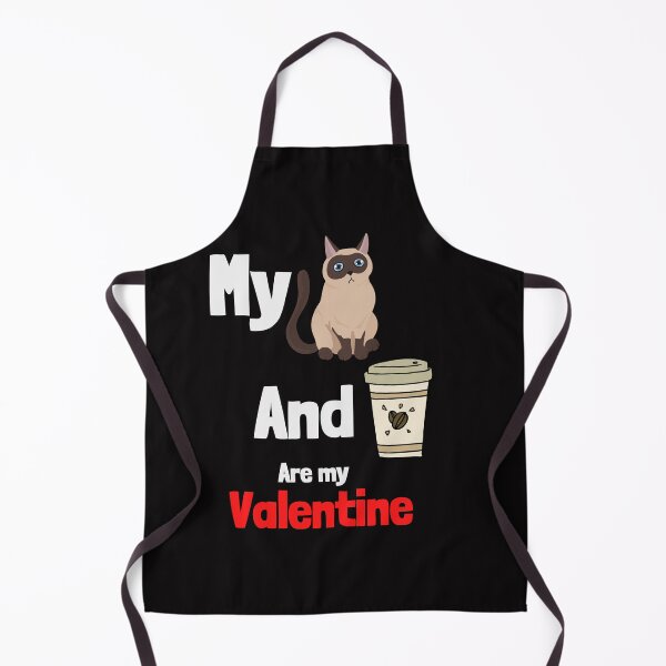 Item preview, my cat and coffee are my valentine  designed and sold by ghadirjo.