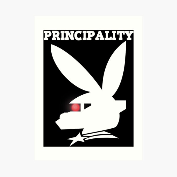 PRINCIPALITY - White Art Print