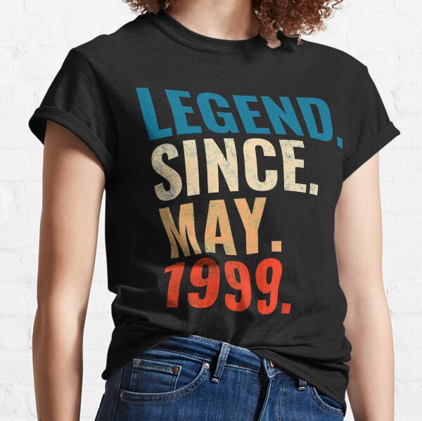 Retro Dad Shirt Retro Fathers Day Shirt Classic Retro Tee Legend Since 1999 Tshirt 1999 Birthday Gift for Women Birthday Vintage Tshirt