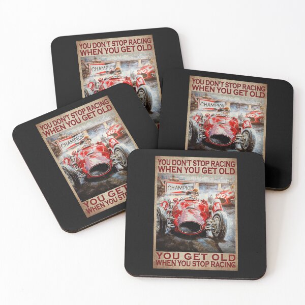 Item preview, Men Racing Car Champion - You Don't Stop Racing When You Get Old You Get Old When You Stop Racing  designed and sold by HerBertTeee.
