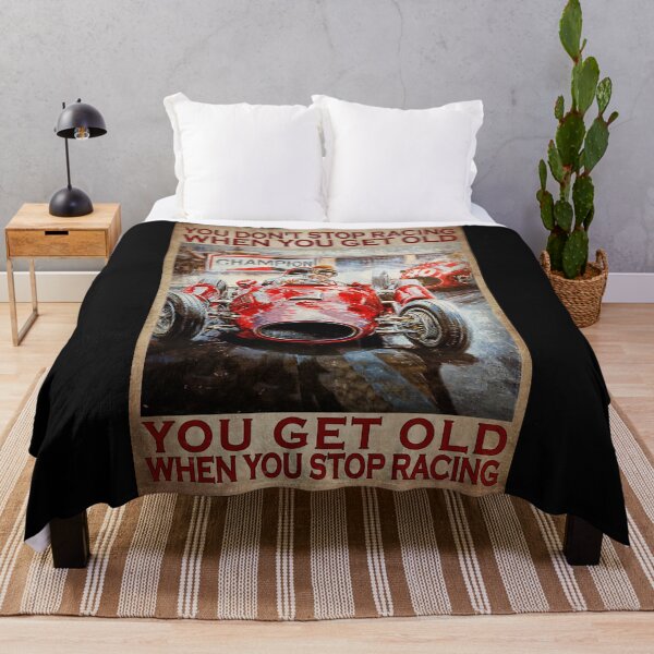Item preview, Men Racing Car Champion - You Don't Stop Racing When You Get Old You Get Old When You Stop Racing designed and sold by HerBertTeee.