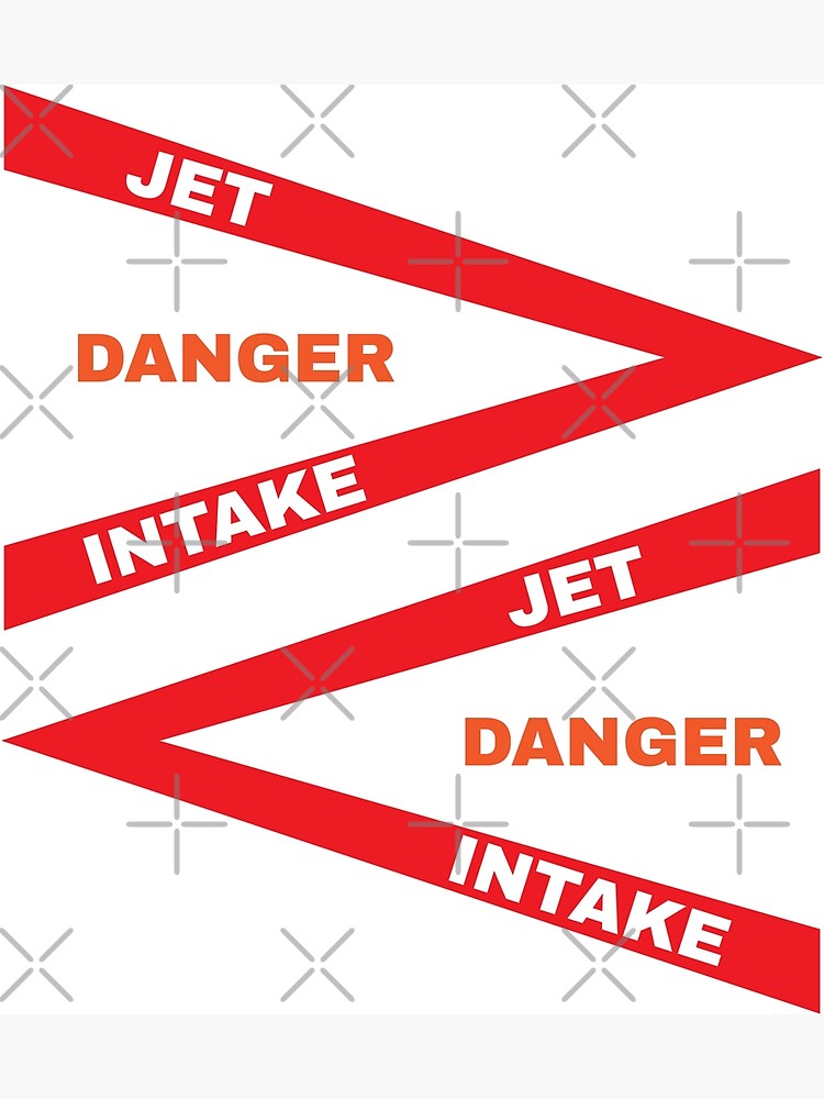 Jet Intake Stickers Poster For Sale By Yorkiedesign Redbubble