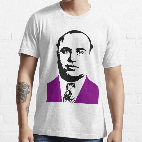 Al Capone Mug Shot Purple Suit Essential T-Shirt