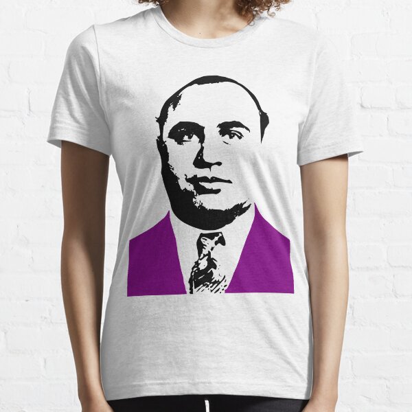 Al Capone Mug Shot Purple Suit Essential T-Shirt