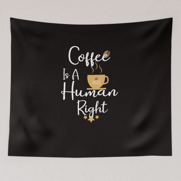 Item preview, Coffee Is A Human Right Graphic T-Shirts, my love, funny coffee  for valentine day 2022 designed and sold by MORADRIF.