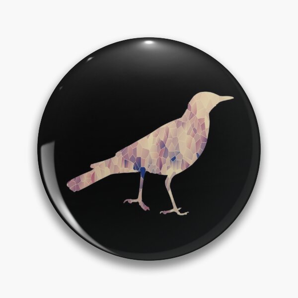 Artikelvorschau, buntes Silhouetten-Vogel-Design entworfen und verkauft von Design Repo.