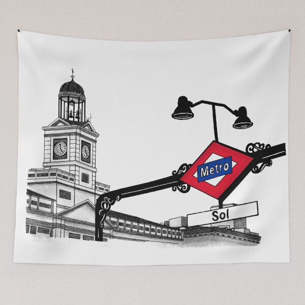 Item preview, Madrid Puerta del Sol designed and sold by Anartsketch.