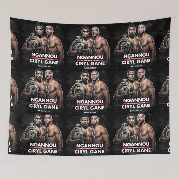 Item preview, Ngannou vs Gane art designed and sold by lacm2020.