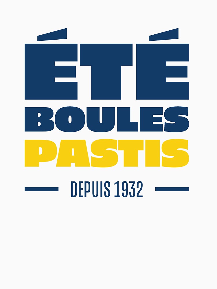 Discover Été Boules Pastis T-Shirt
