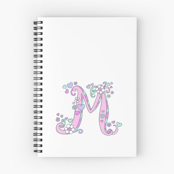 Item preview, Letter M decorative graphic doodle art designed and sold by Sarah Trett.