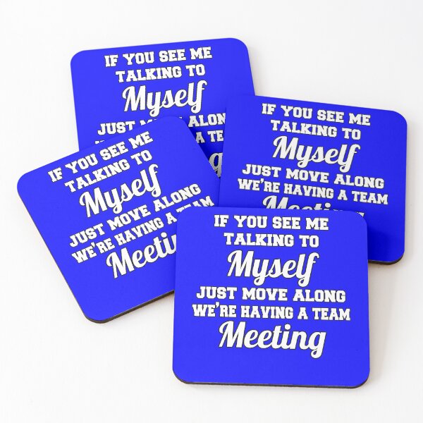 Item preview, Funny Sarcastic Saying If You See Me Talking To Myself  designed and sold by fantasticdesign.