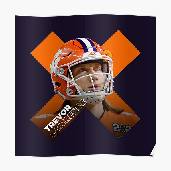 Trevor Lawrence Football Paper Poster Jaguars - Trevor Lawrence - Sticker