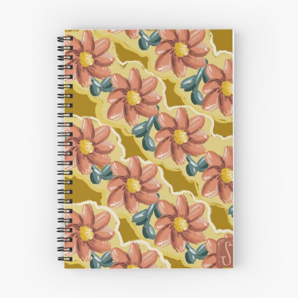 Item preview, pink floral sunny green pattern designed and sold by Subie's Designs.