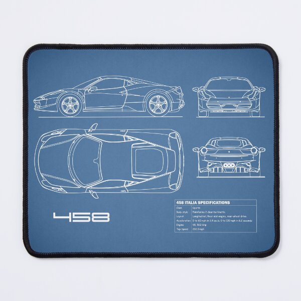 Item preview, The 458 Italia Blueprint designed and sold by rogue-design.