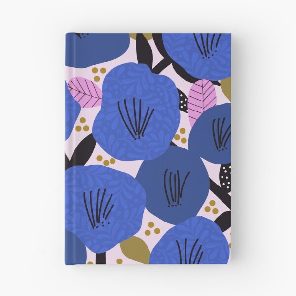 Item preview, Cobalt Blue Flower Pattern designed and sold by Playful Pixel Designs.