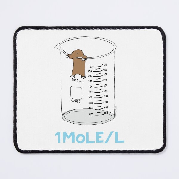 Item preview, Chemistry 1 Mole per Litre for Mole or Avogadro's Day designed and sold by ClobberAnd.