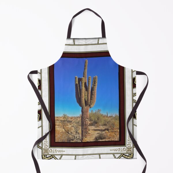 Item preview, Saguaro Cactus In Southwestern Style Frame designed and sold by CapeCodGiftShop.