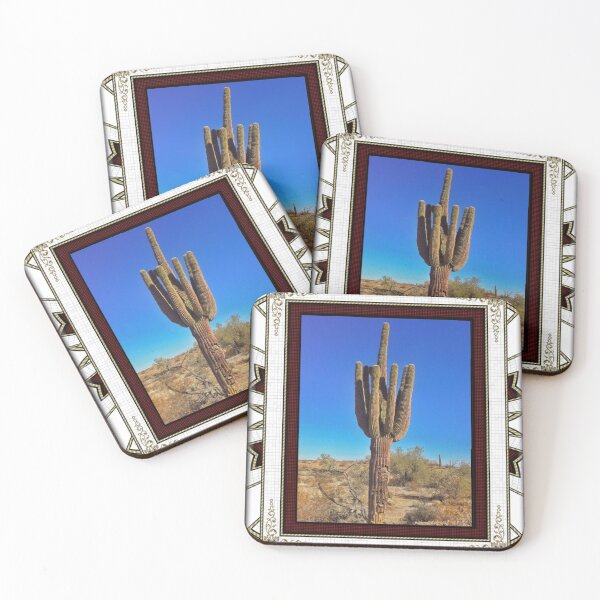 Item preview, Saguaro Cactus In Southwestern Style Frame designed and sold by CapeCodGiftShop.