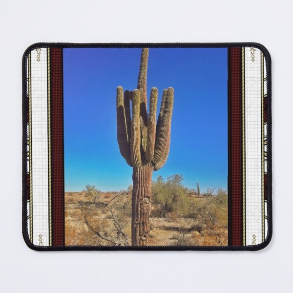 Item preview, Saguaro Cactus In Southwestern Style Frame designed and sold by CapeCodGiftShop.