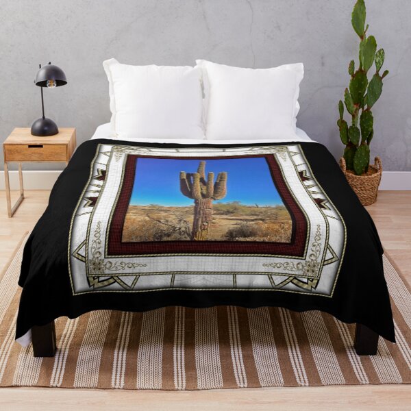 Item preview, Saguaro Cactus In Southwestern Style Frame designed and sold by CapeCodGiftShop.
