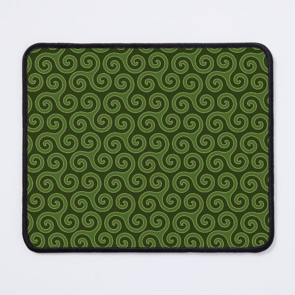 Item preview, Celtic Trinity Spirals In Forest Greens designed and sold by Cleave.