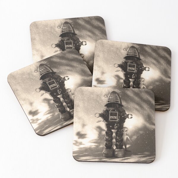 Item preview, Vintage Robot and Alien  designed and sold by DBMenagerie.