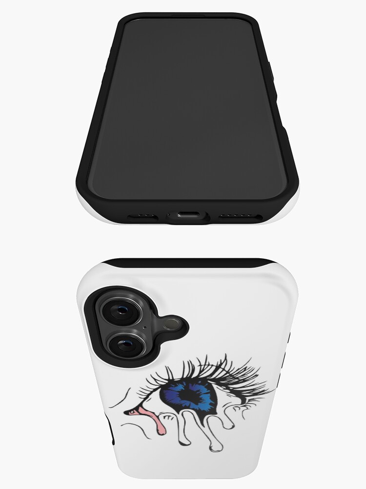 Thumbnail 3 of 4, iPhone Case, Cool Trippy Melting Eye designed and sold by laurenroche00.