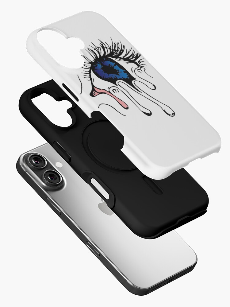 Thumbnail 2 of 4, iPhone Case, Cool Trippy Melting Eye designed and sold by laurenroche00.