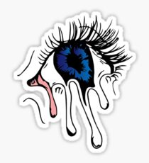 Cool Trippy Melting Eye Sticker
