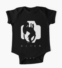 Alien Silhouette One Piece - Short Sleeve