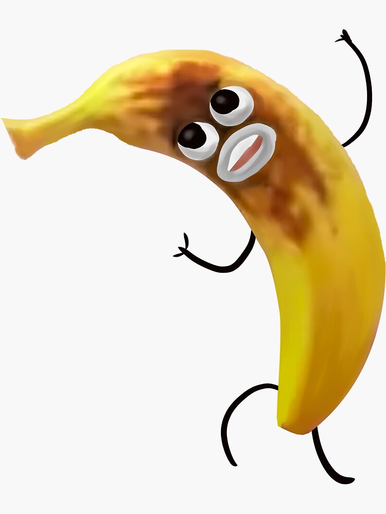 Pegatina «Angry Joe Banana Gumball» de bassamfanartist Redbubble