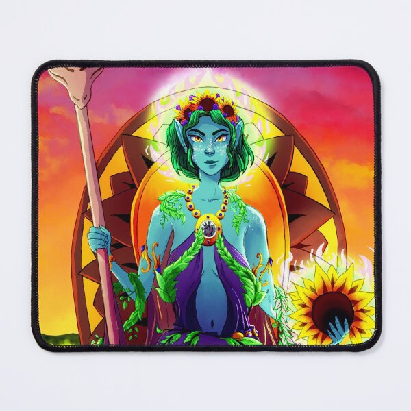 Item preview, Queen of Wands - Wildfire Druid designed and sold by JellyMellyDraws.