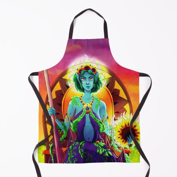 Item preview, Queen of Wands - Wildfire Druid designed and sold by JellyMellyDraws.