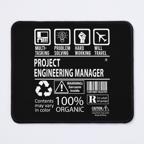 Item preview, Project Engineering Manager T Shirt - MultiTasking Certified Job Gift Item Tee designed and sold by andahanson.